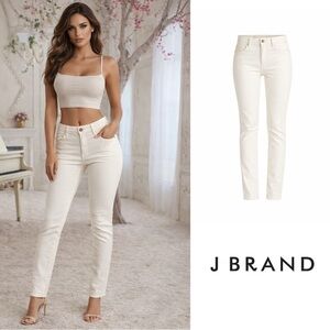 NEW J Brand X Theory Off-White Skinny Jeans